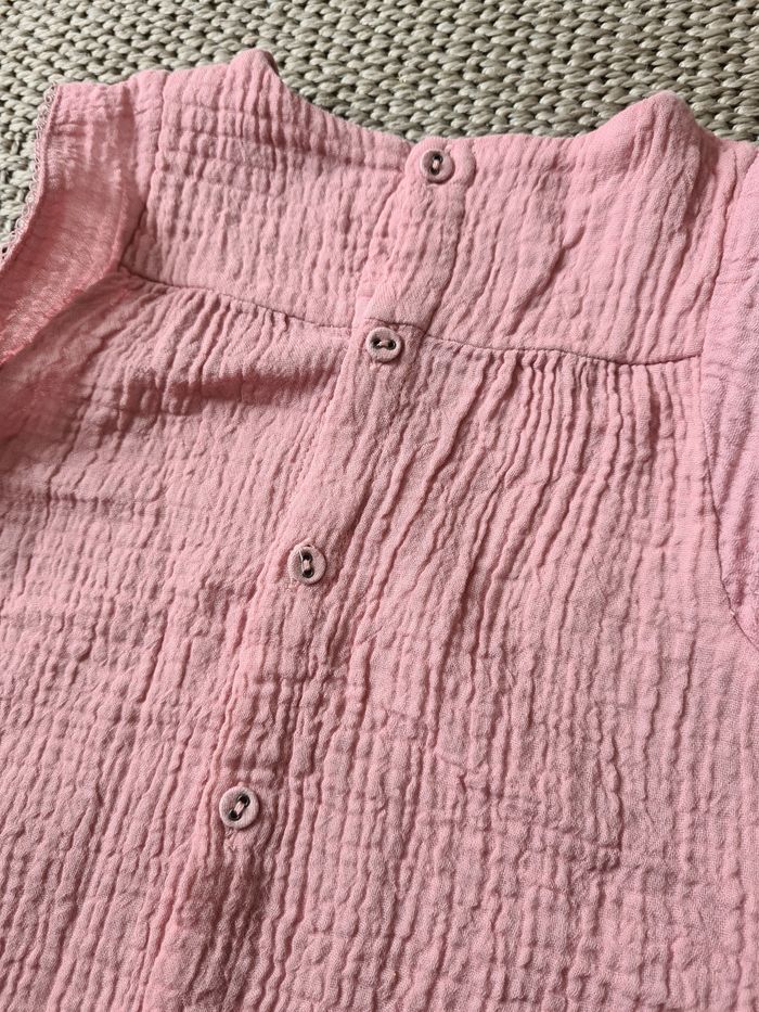 Robe sans manche avec culotte assortie rose poudrée - 12 mois - photo numéro 6