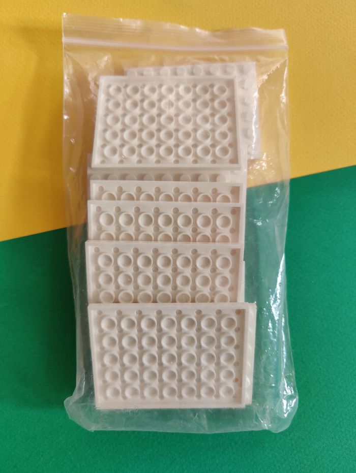 10 plaques 6x8 blanches LEGO - Etat neuf 🌟 - Envoi rapide 🚚💨 - photo numéro 3