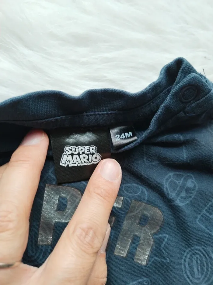 Tee-shirt 24 mois Super Mario - photo numéro 3