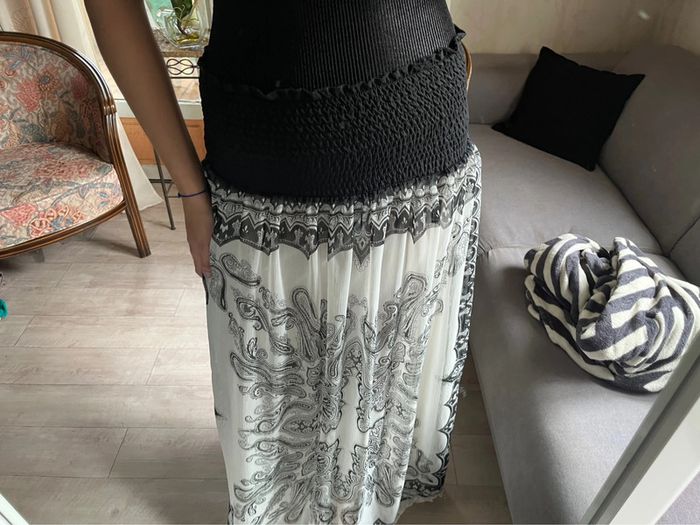 Jupe longue maxi skirt bohème champêtre vintage y2k 2000yer - photo numéro 3