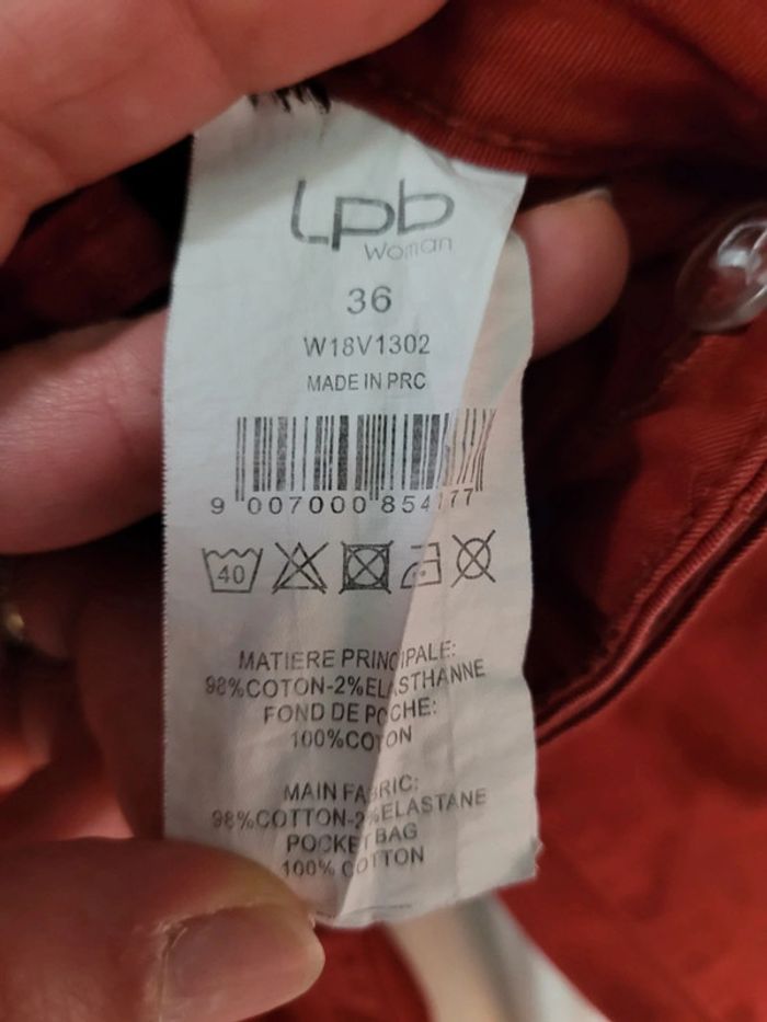 Pantalon Naomie, les petites bombes, bordeaux, taille 36 - photo numéro 13