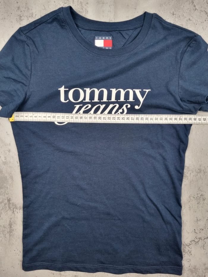 T-shirt Tommy Jeans – Neuf sans étiquette-Bleu marine – Taille S Femme (mesures en photos) - photo numéro 6