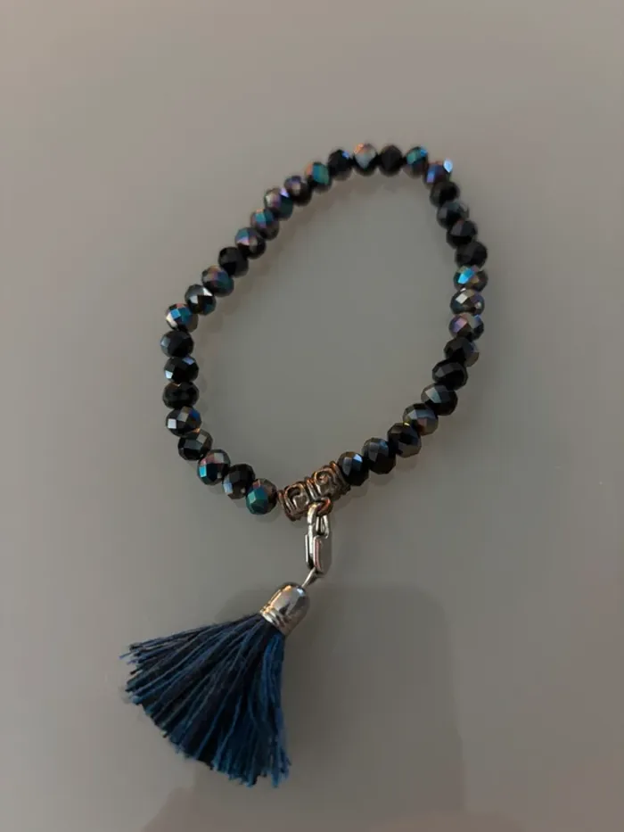 Bracelet bleu strass