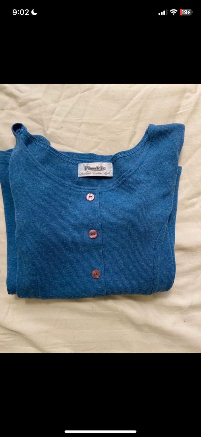Robe bleu pétrole Pimkie taille 36 - photo numéro 7