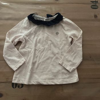 T shirt du pareil au même crème et marine 18 mois