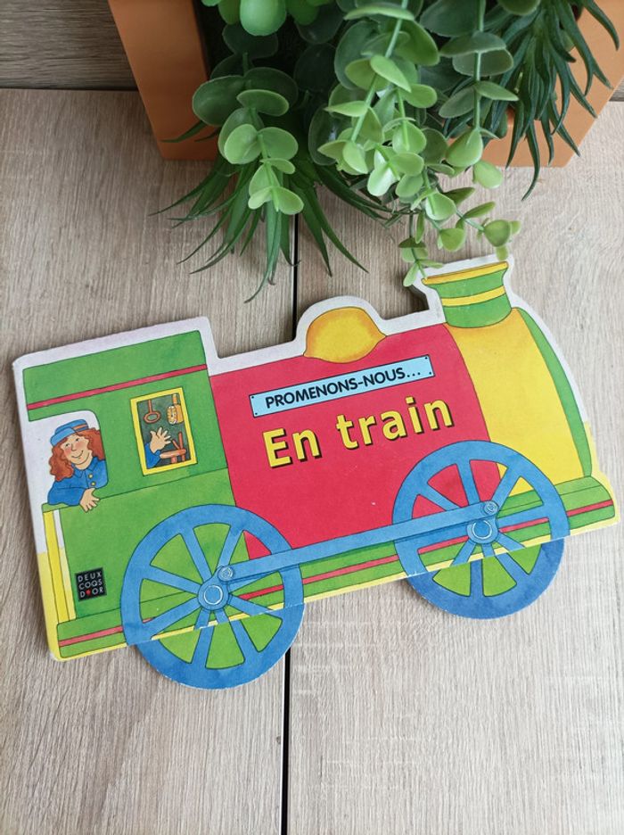 Livre enfant Promenons nous en train