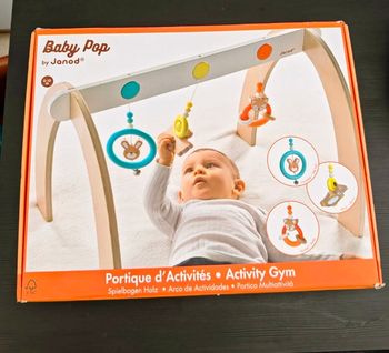 Portique d'activité bébé baby pop Janod