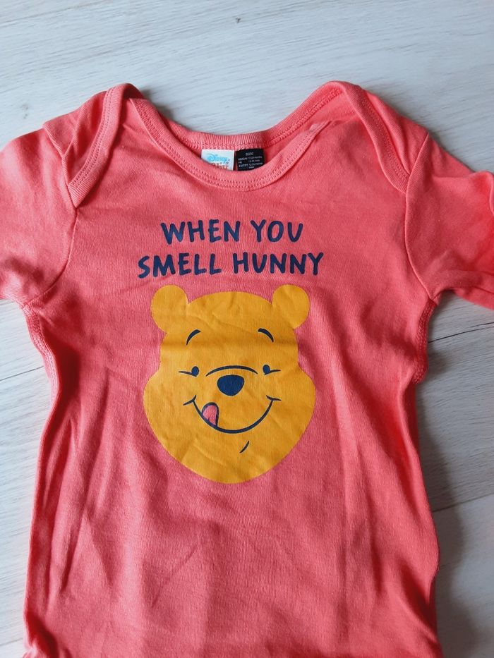 Vêtement bébé fille body manches longues Disney Baby Winnie 1 - 2 ans Neuf - photo numéro 2
