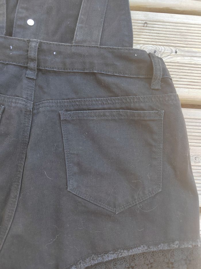🖤 Salopette Short Noire Femme – GÉMO – Taille 36/S – Très Bon État - photo numéro 6