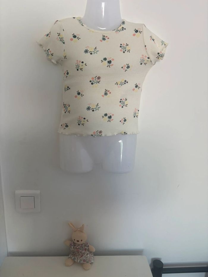 T-shirt fleuri Gémo - 24 mois