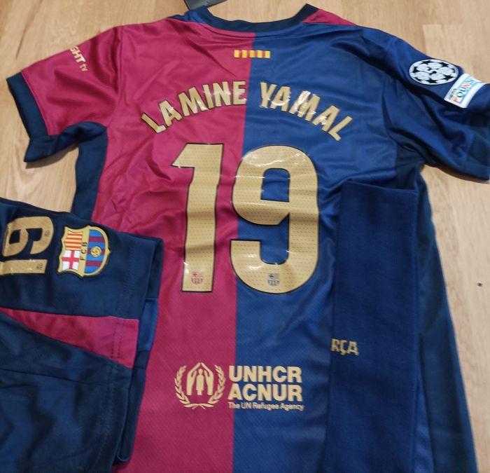 Maillot FC Barcelone Third 2025/26 Homme Lamine Yamal N°10 Orange FC