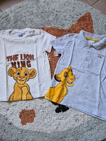 Lot de 2 t-shirt Le roi lion- 36mois