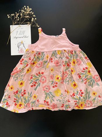 Robe à fleur 12 mois