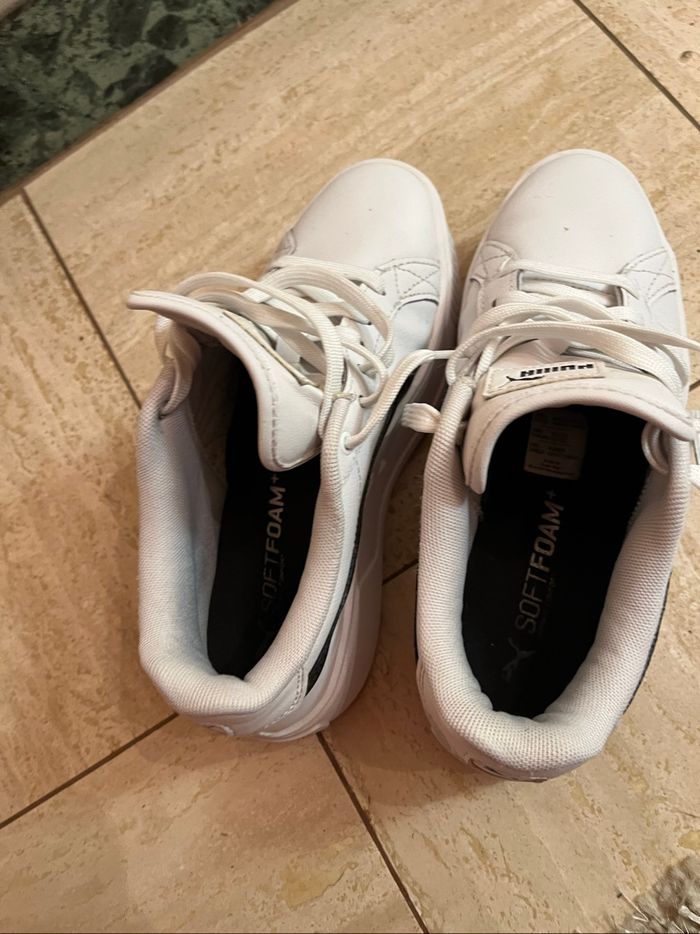 Basket blanche plate forme puma - photo numéro 8
