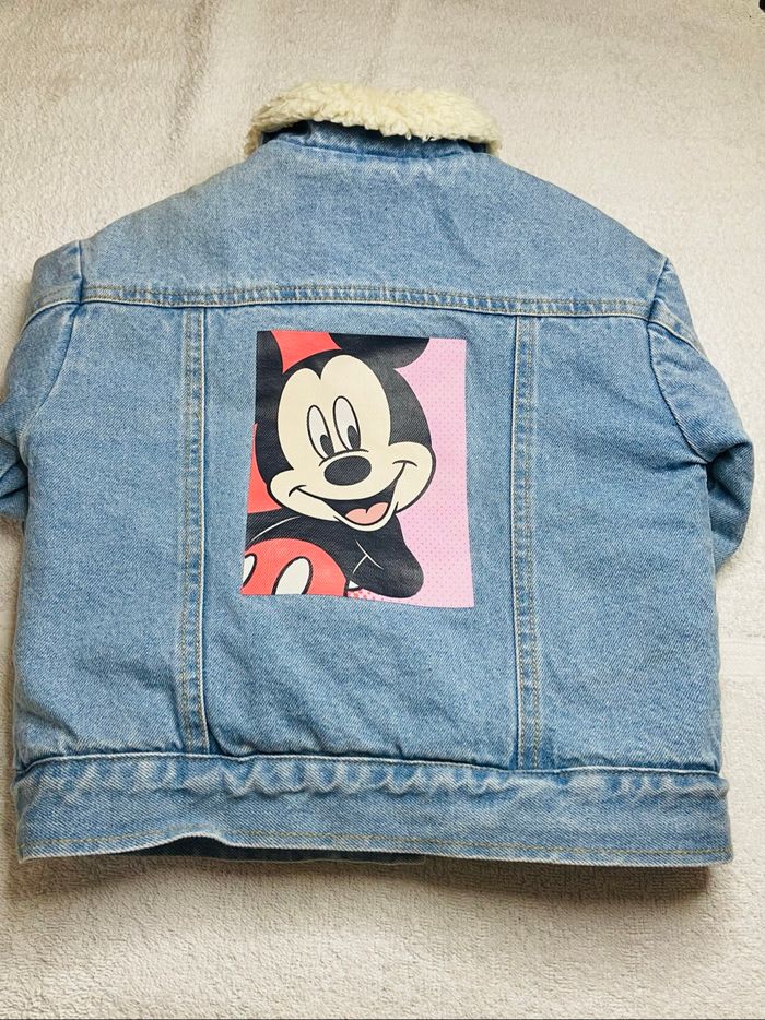 Veste en jean Mickey  taille 5 ans - photo numéro 2