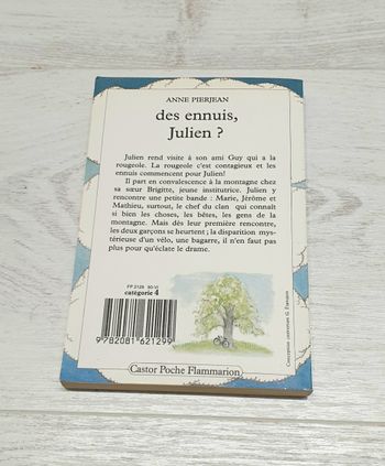 Livre Des ennuis, Julien ?