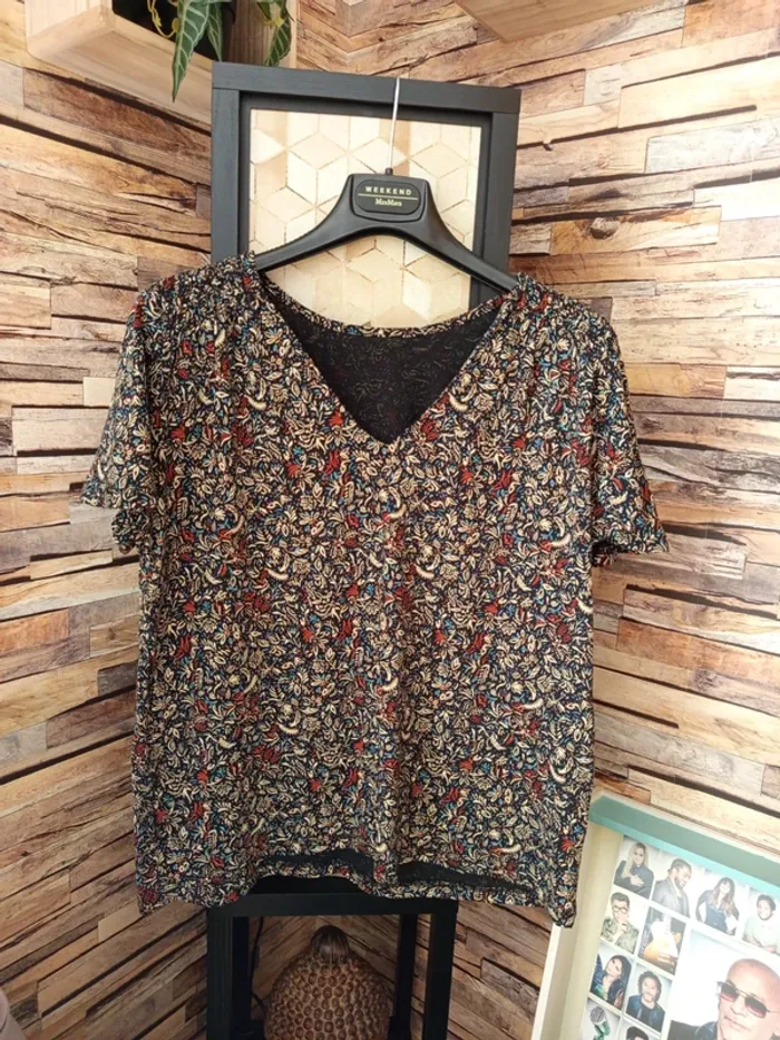 Tshirt chemisier fleuri