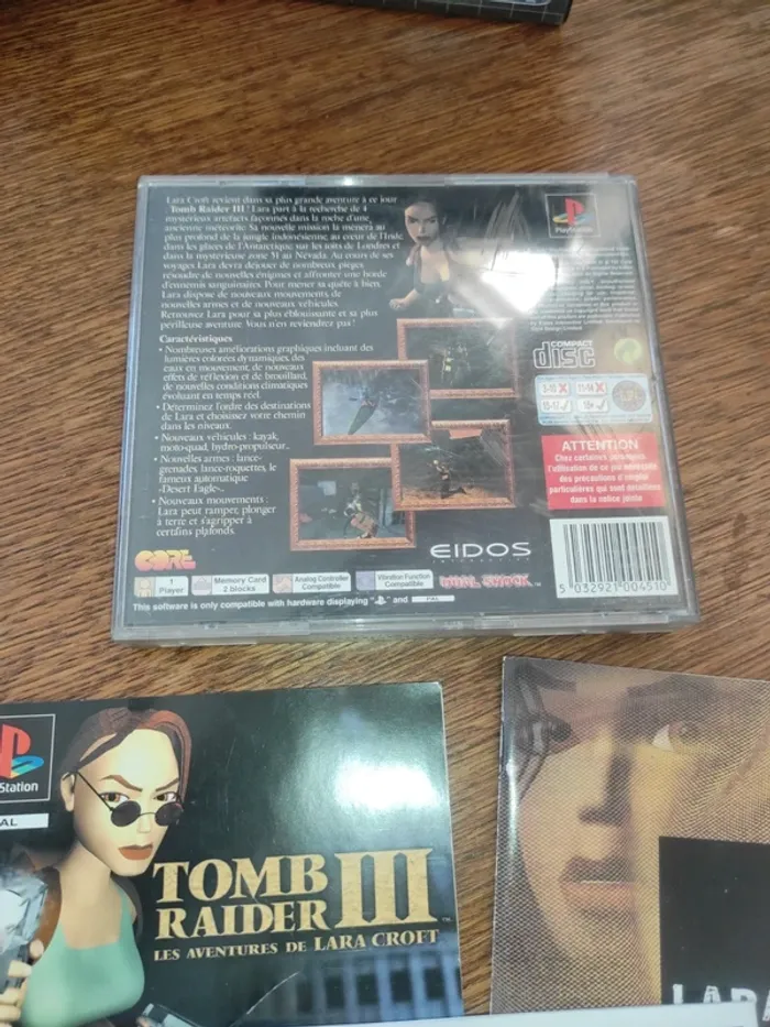 Tomb raider 3 PlayStation - photo numéro 2