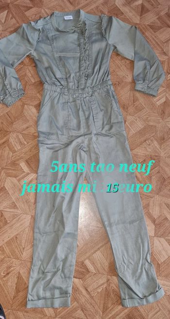 Combinaison 5ans tape a loeil