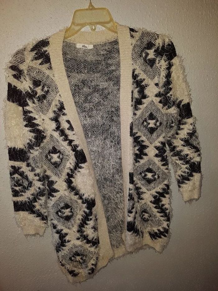 Gilet femme. Beige noir. Taille 38/40. Mim