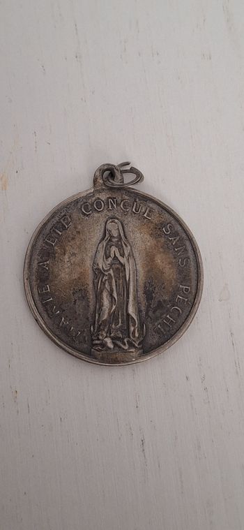Médaille ancienne religion ,marie,M.A D'encausse 1886