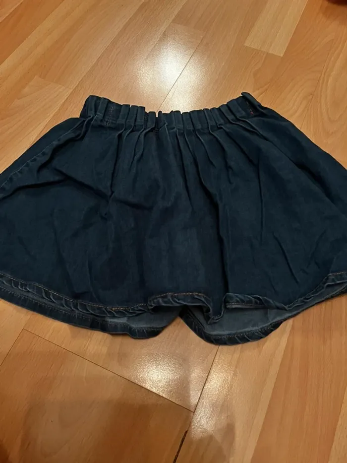 Jupe plissée en jean fille 6 ans okaïdi