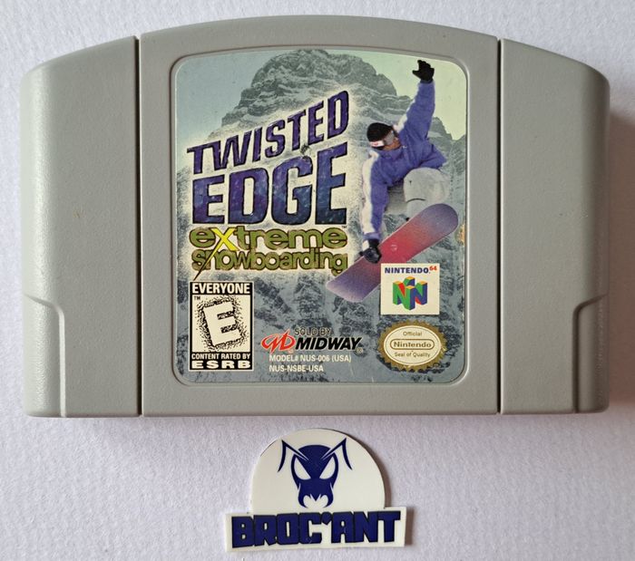 Twisted Edge Extreme Snowboarding USA Nintendo 64 N64 ntsc usa