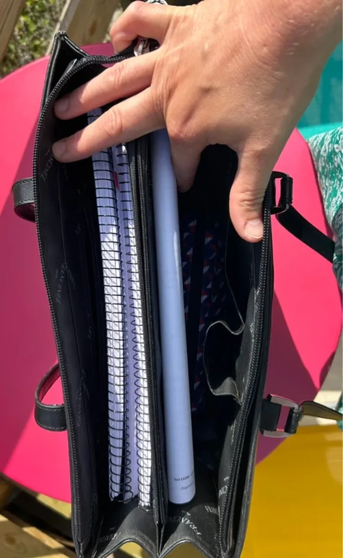 Sac de cours en cuir - photo numéro 13