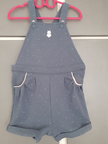 Salopette short obaibi 23 mois