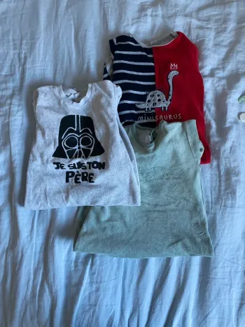 Lot 3 pyjama velours 18 mois
