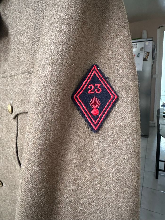 Vareuse Militaire, Veste De Sortie 23 RI , Époque Algérie - photo numéro 3