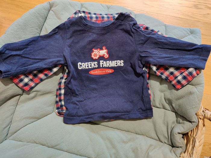 Chemise et t-shirt Creeks 3 mois