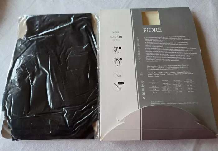 Collants de maternité noir Mama 20 M5208 taille 4/L Fiore - photo numéro 2