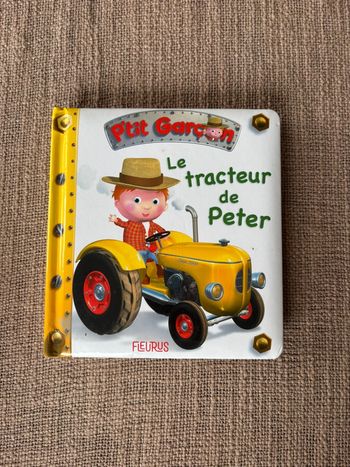 Livre p’tit garçon le tracteur de Peter