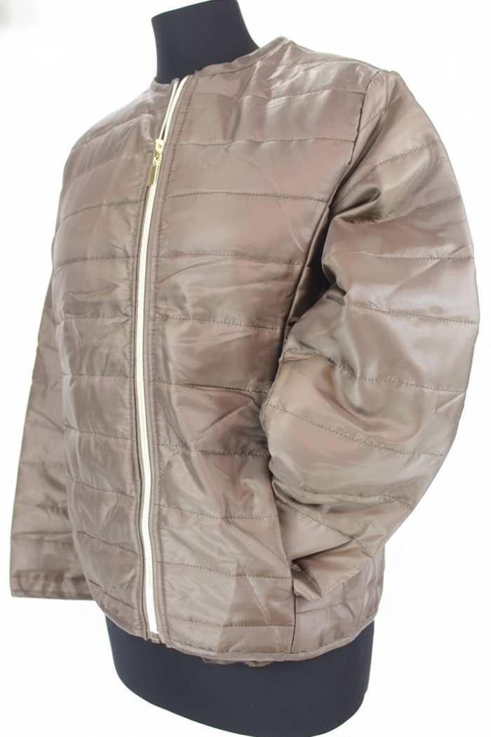 Veste Matelassée Légère marron - Taille L - photo numéro 2