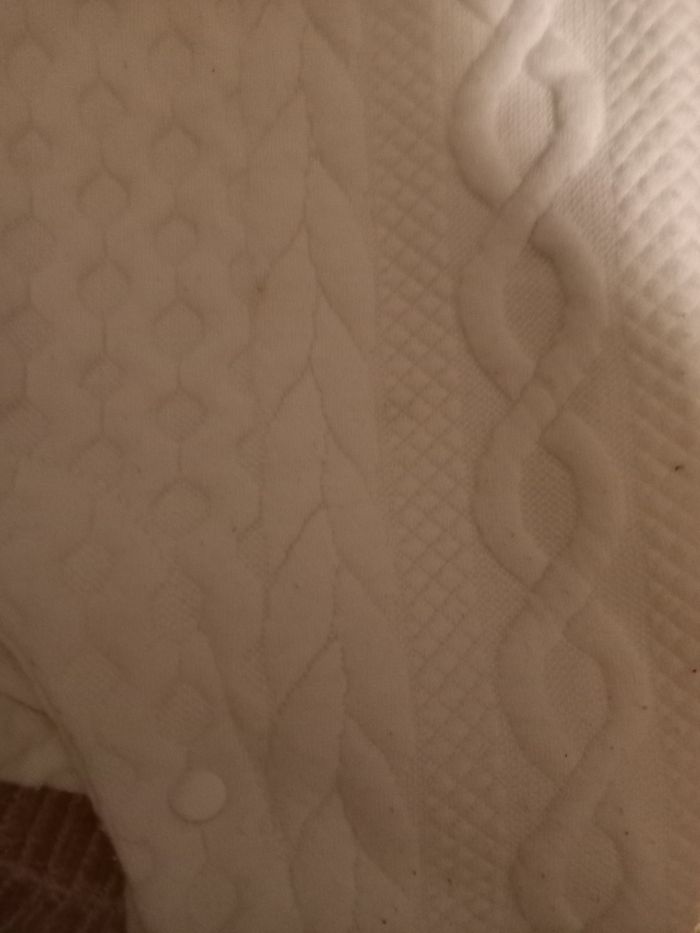 Ensemble 6 mois 1 combinaison blanche + 1 bodi - photo numéro 2