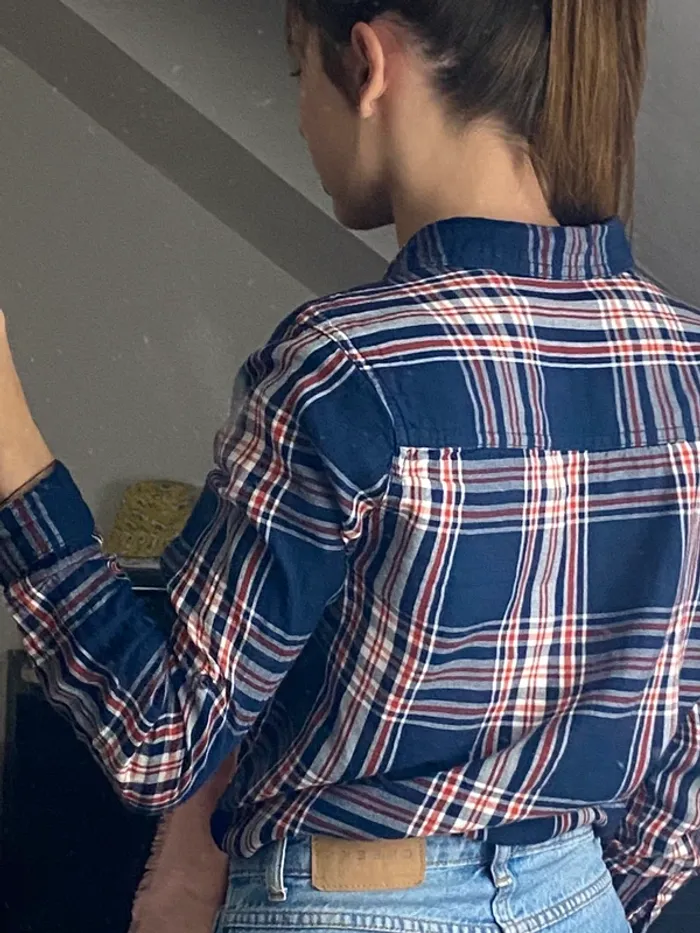 Chemise à carreaux jennyfer - photo numéro 3