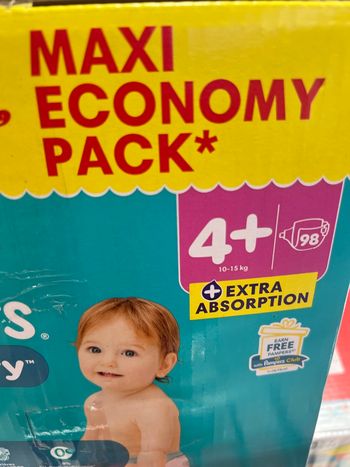 Pampers baby dry 4+ 