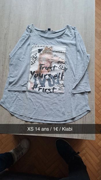 T-shirt manches mi-longues