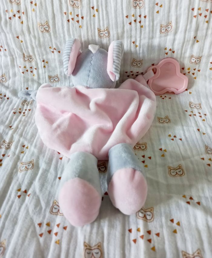 Doudou éléphant Tom et Kiddy - photo numéro 2