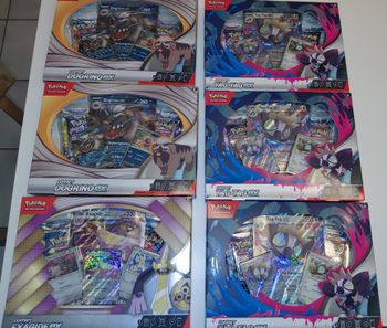 lot de 6 coffrets pokemon