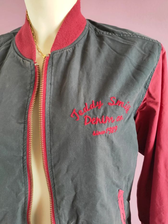 Bomber Teddy Smith vintage - photo numéro 3