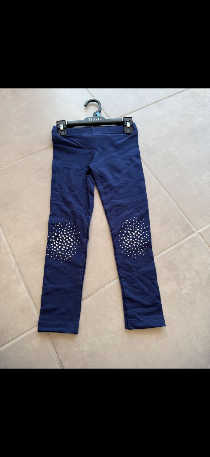 Leeging épais avec cœur argentés 6 ans - photo numéro 2