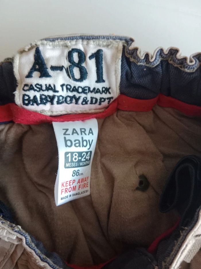 Lot de 6 pantalons et jeans garçon taille 18/24 mois - photo numéro 8