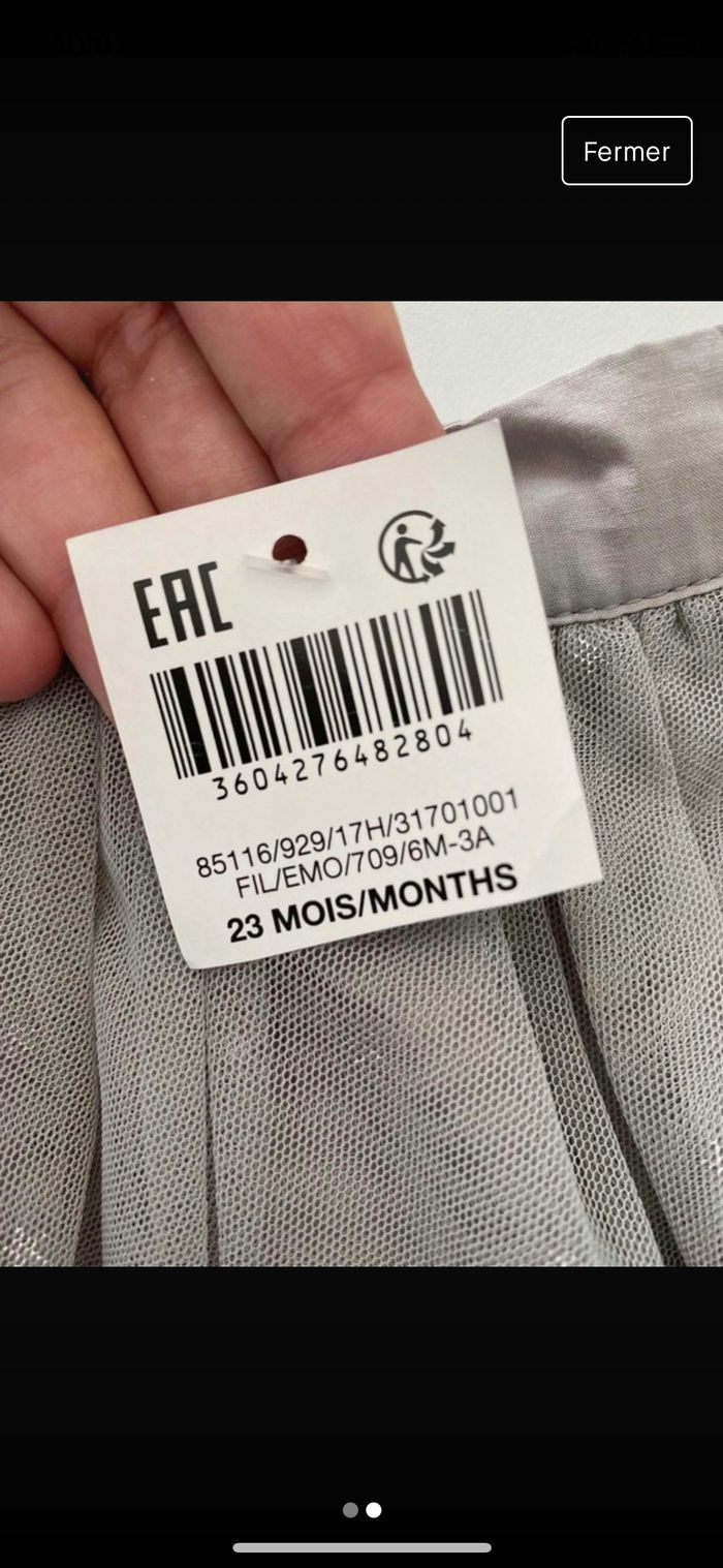 Jupe 23 mois neuve - photo numéro 2