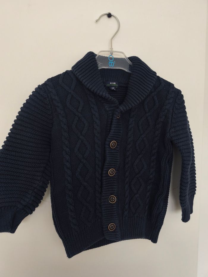 Gros gilet maille torsadée - photo numéro 2