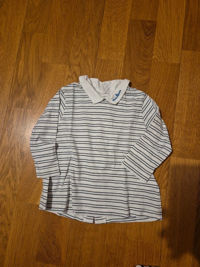Lot de 3 tee-shirt bout'chou 12 mois - photo numéro 2