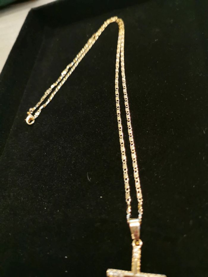 Collier et pendentif spirituel croix chrétienne - photo numéro 3