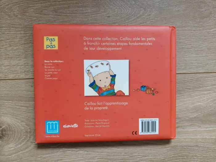 Livre Caillou va sur le pot de Trifora - photo numéro 3