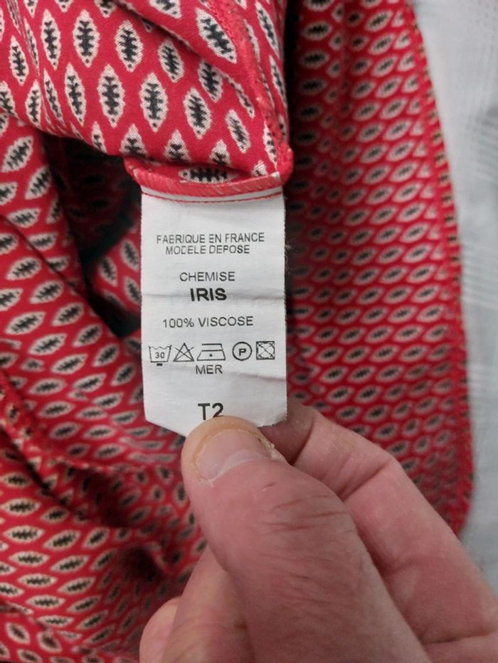 Blouse manches 3/4 Et Vous taille 2 (38,M) - photo numéro 4